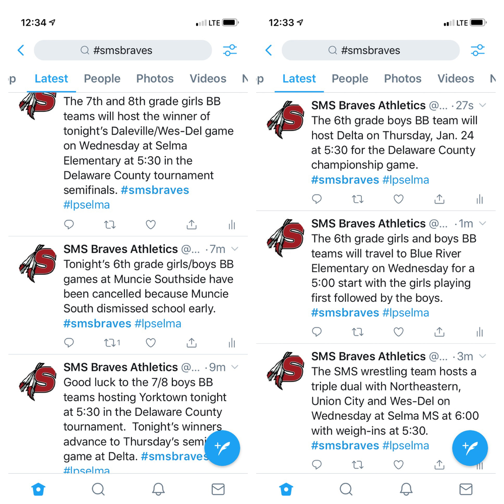SMS Sports Update