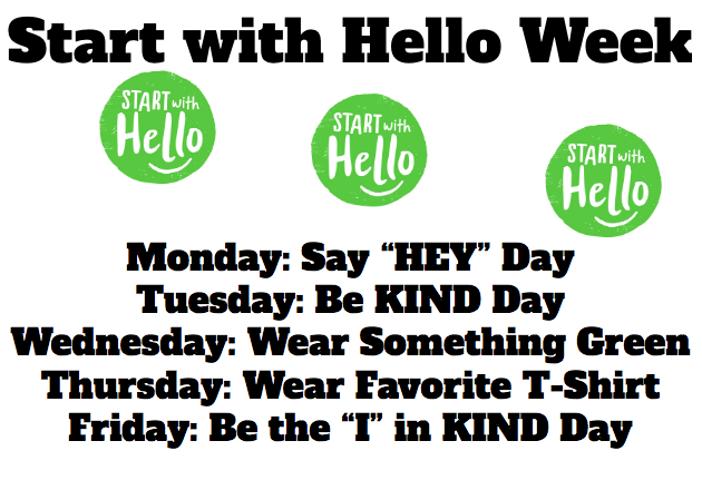 WHS Start with Hello Week