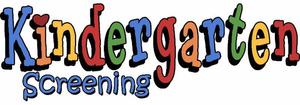 Kindergarten Screening Appointments