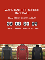 Wapahani Baseball Apparel Online Store