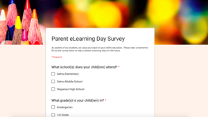 Parent eLearning Day Survey