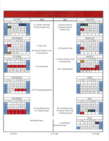 2020-2021 School Calendar
