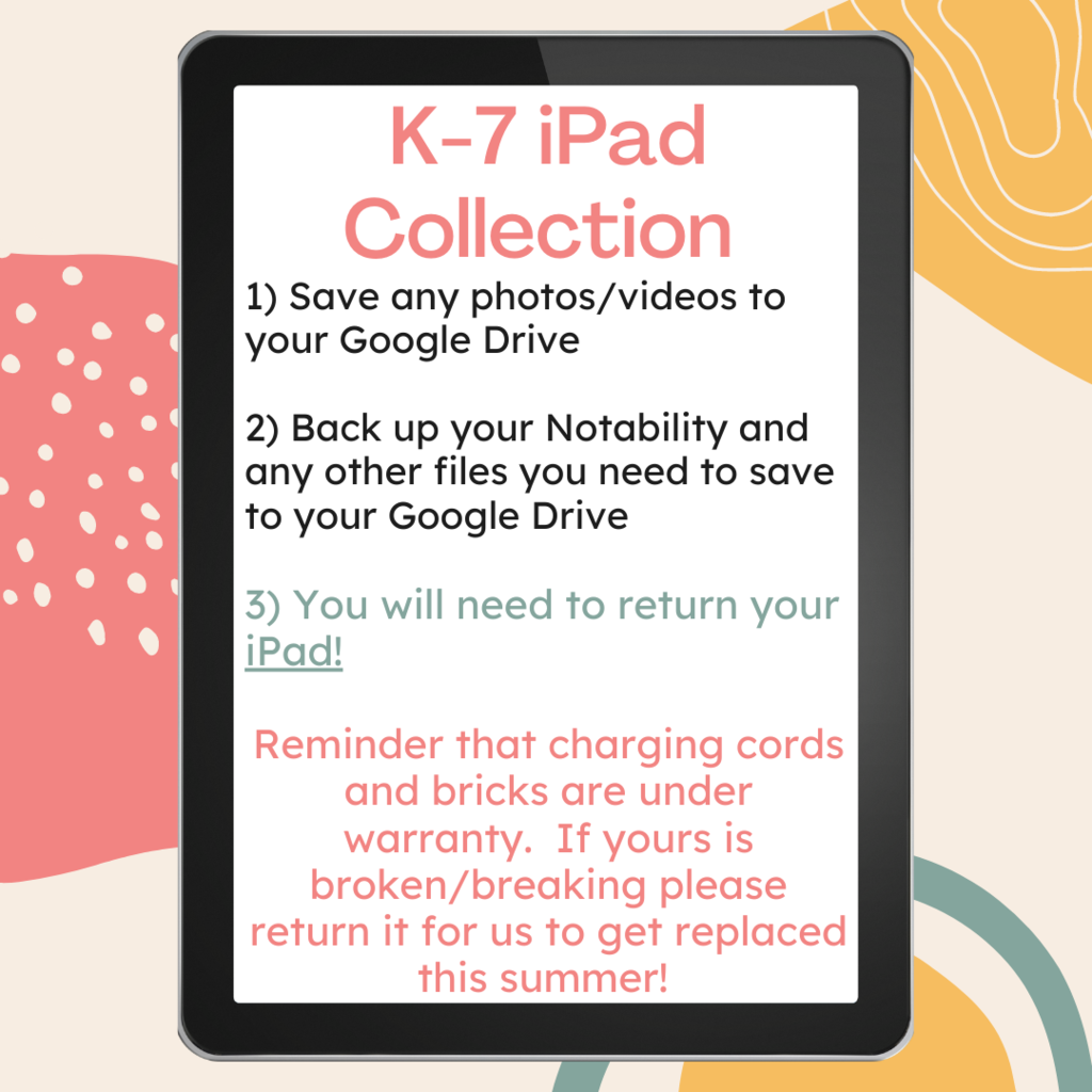 K-7 iPad collection 